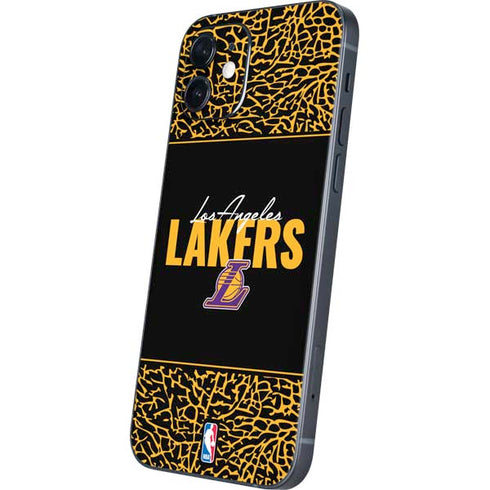 NBA Los Angeles Lakers Elephant Print iPhone 12 Skin