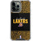 NBA Los Angeles Lakers Elephant Print iPhone 13 Pro Max Clear Case