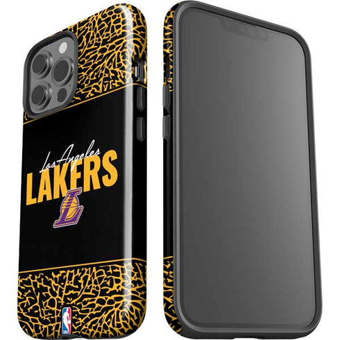 NBA Los Angeles Lakers Elephant Print iPhone 13 Pro Max Impact Case