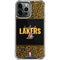 NBA Los Angeles Lakers Elephant Print iPhone 15 Pro Max Clear Case