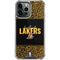 NBA Los Angeles Lakers Elephant Print iPhone 14 Pro Max Clear Case