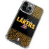 NBA Los Angeles Lakers Elephant Print iPhone 15 Pro Max Clear Case