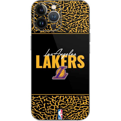 NBA Los Angeles Lakers Elephant Print iPhone 14 Pro Max Skin