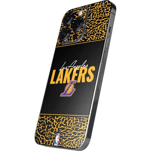 NBA Los Angeles Lakers Elephant Print iPhone 14 Pro Max Skin