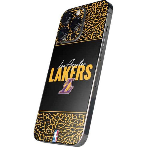 NBA Los Angeles Lakers Elephant Print iPhone 15 Pro Skin