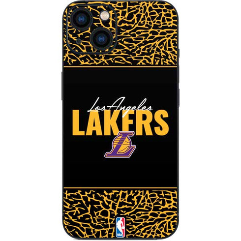 NBA Los Angeles Lakers Elephant Print iPhone 14 Skin