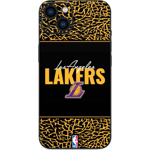NBA Los Angeles Lakers Elephant Print iPhone 15 Skin