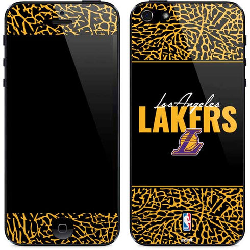 NBA Los Angeles Lakers Elephant Print iPhone 5/5s/5SE Skin