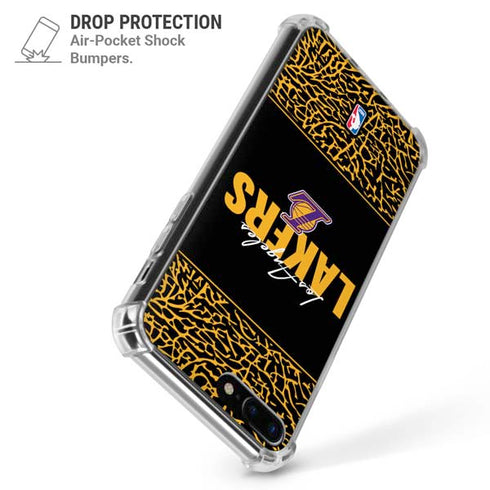 NBA Los Angeles Lakers Elephant Print iPhone 7/8 Plus Clear Case