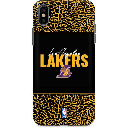 NBA Los Angeles Lakers Elephant Print iPhone 8 Pro Case