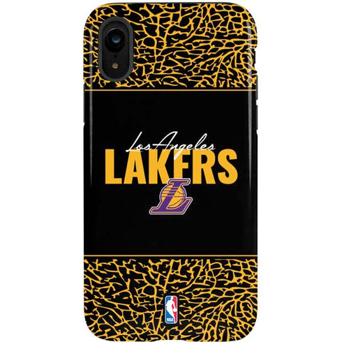 NBA Los Angeles Lakers Elephant Print iPhone XR Pro Case