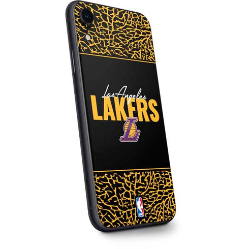 NBA Los Angeles Lakers Elephant Print iPhone XR Skin