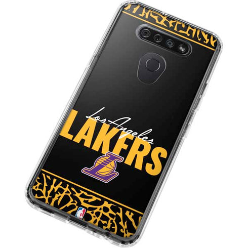 NBA Los Angeles Lakers Elephant Print LG K51/Q51 Clear Case