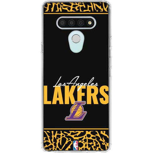 NBA Los Angeles Lakers Elephant Print LG Stylo 6 Clear Case
