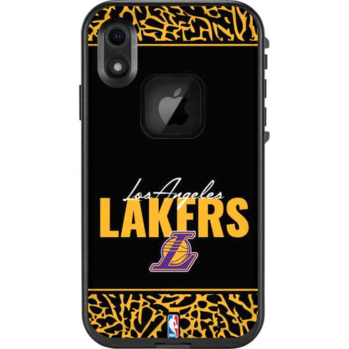 NBA Los Angeles Lakers Elephant Print LifeProof Fre iPhone Skin