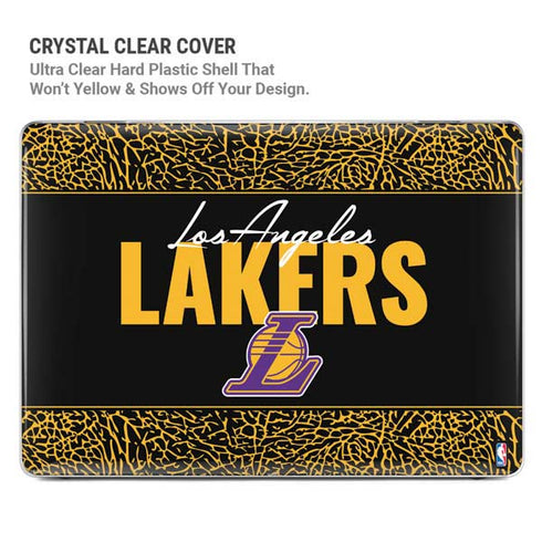 NBA Los Angeles Lakers Elephant Print MacBook Air 13in M1 (2021) Case plus Skin