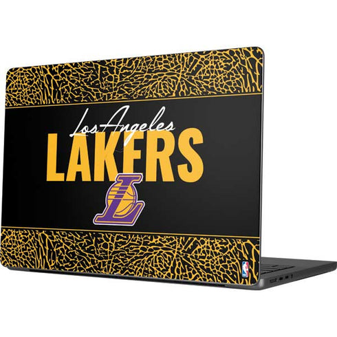 NBA Los Angeles Lakers Elephant Print MacBook Pro 14in (2021-24) Skin