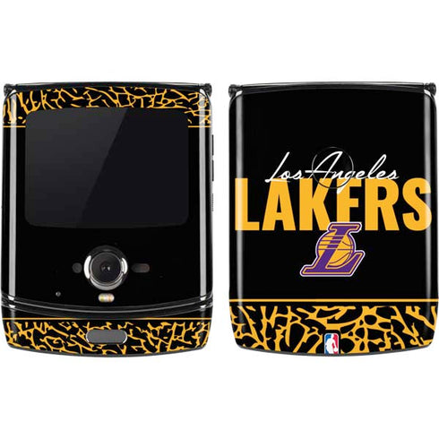 NBA Los Angeles Lakers Elephant Print Motorola RAZR Skin
