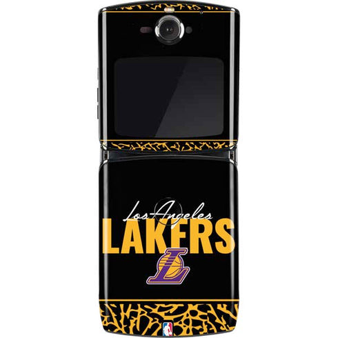 NBA Los Angeles Lakers Elephant Print Motorola RAZR Skin