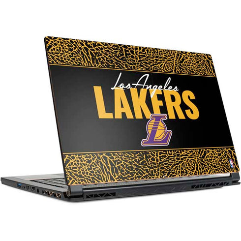 NBA Los Angeles Lakers Elephant Print MSI GS65 Stealth Laptop Skin