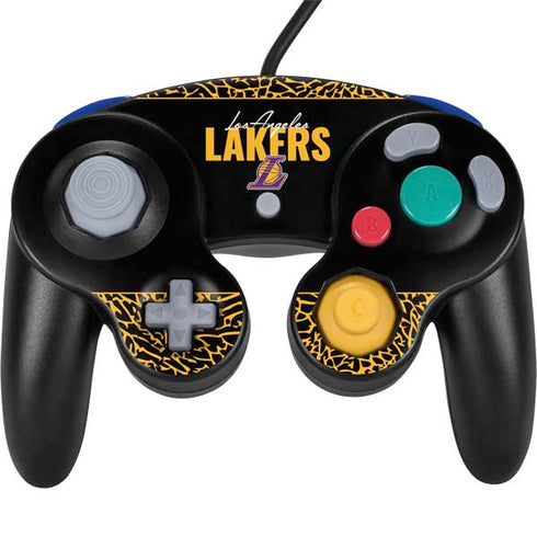 NBA Los Angeles Lakers Elephant Print Nintendo GameCube Controller Skin