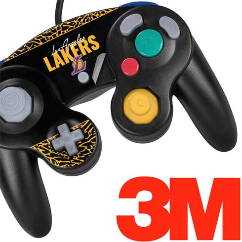 NBA Los Angeles Lakers Elephant Print Nintendo GameCube Controller Skin