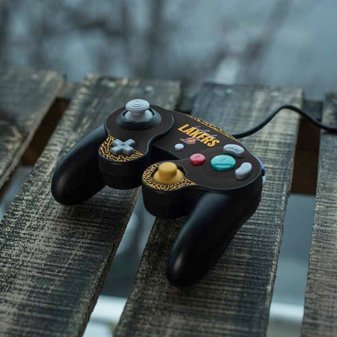 NBA Los Angeles Lakers Elephant Print Nintendo GameCube Controller Skin