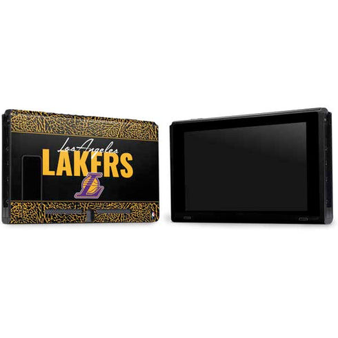 NBA Los Angeles Lakers Elephant Print Nintendo Switch Bundle Skin