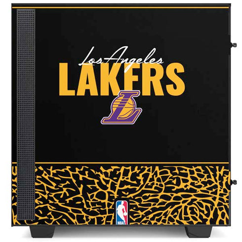 NBA Los Angeles Lakers Elephant Print NZXT H510 Compact ATX Mid-Tower Case Skin