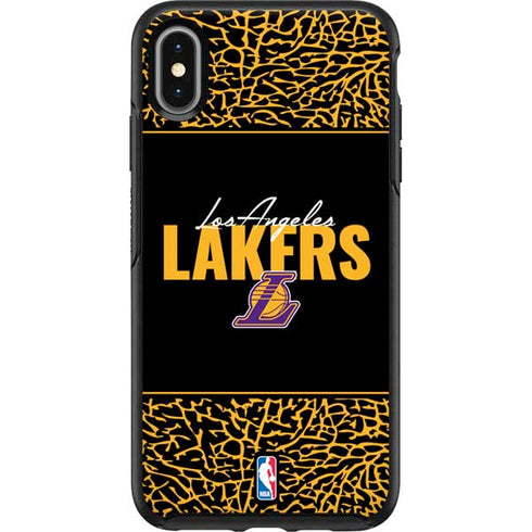 NBA Los Angeles Lakers Elephant Print Otterbox Symmetry iPhone Skin