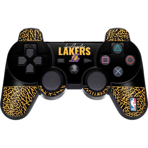 NBA Los Angeles Lakers Elephant Print PS3 Dual Shock wireless controller Skin