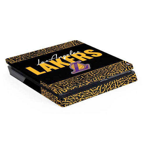NBA Los Angeles Lakers Elephant Print PS4 Slim Skin