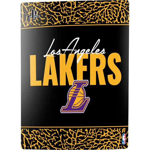 NBA Los Angeles Lakers Elephant Print PS5 Bundle Skin