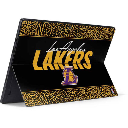 NBA Los Angeles Lakers Elephant Print Surface Pro 7 Skin