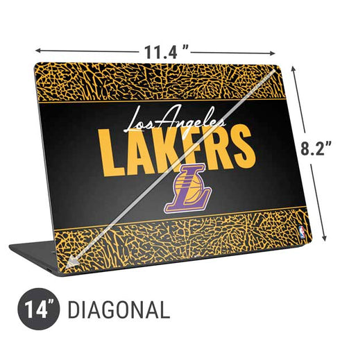 NBA Los Angeles Lakers Elephant Print Universal Laptop 14in (11.4 x 8.2in) Skin