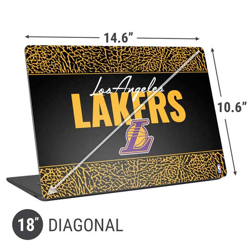 NBA Los Angeles Lakers Elephant Print Universal Laptop 18in (14.6 x 10.6in) Skin