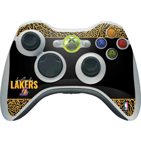 NBA Los Angeles Lakers Elephant Print Xbox 360 Wireless Controller Skin