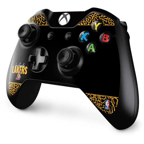 NBA Los Angeles Lakers Elephant Print Xbox One Controller Skin