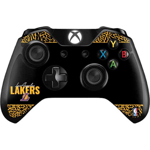 NBA Los Angeles Lakers Elephant Print Xbox One Controller Skin