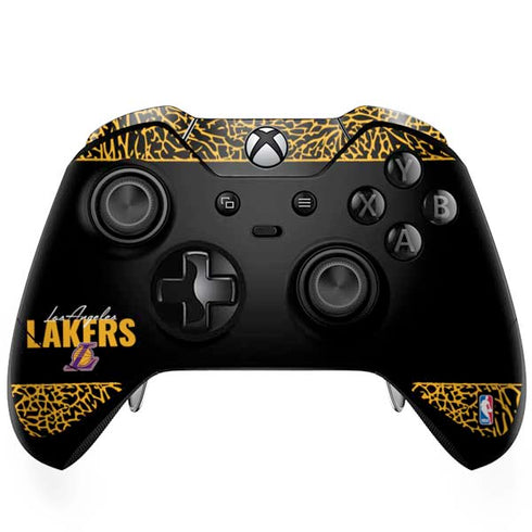 NBA Los Angeles Lakers Elephant Print Xbox One Elite Controller Skin