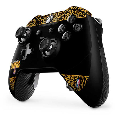 NBA Los Angeles Lakers Elephant Print Xbox One Elite Controller Skin