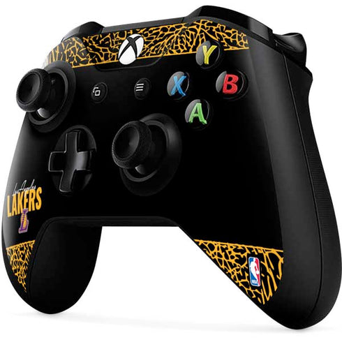 NBA Los Angeles Lakers Elephant Print Xbox One X Controller Skin