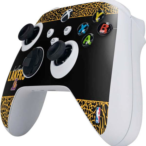 NBA Los Angeles Lakers Elephant Print Xbox Series S Controller Skin