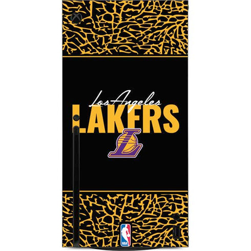 NBA Los Angeles Lakers Elephant Print Xbox Series X Console Skin