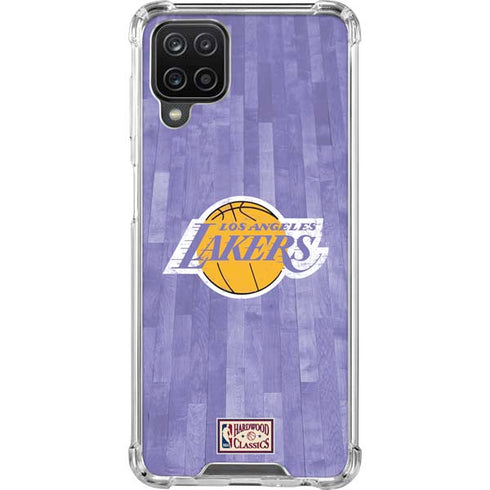 NBA Los Angeles Lakers Hardwood Classics Galaxy A12 Clear Case