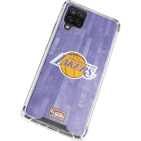 NBA Los Angeles Lakers Hardwood Classics Galaxy A12 Clear Case