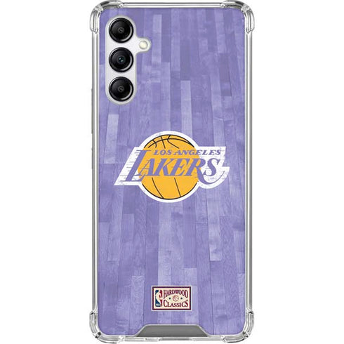 NBA Los Angeles Lakers Hardwood Classics Galaxy A15 5G Clear Case