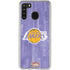 NBA Los Angeles Lakers Hardwood Classics Galaxy A21 Clear Case