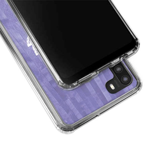 NBA Los Angeles Lakers Hardwood Classics Galaxy A21 Clear Case