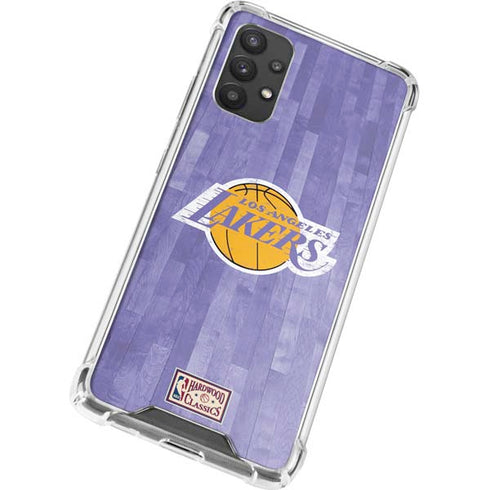 NBA Los Angeles Lakers Hardwood Classics Galaxy A32 5G Clear Case